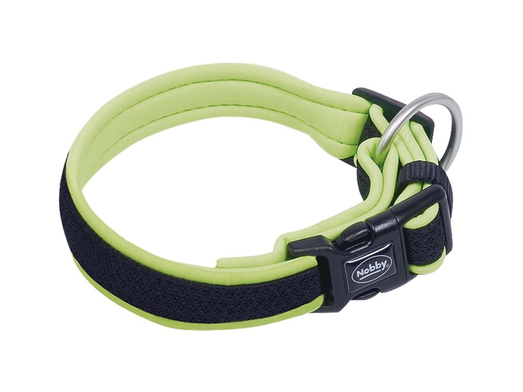 24711 1 nobby mesh preno obojek neopren zluty s m 30 45cm z kategorie chovatelske potreby a krmiva pro psy obojky voditka a postroje pro psy obojky pro psy