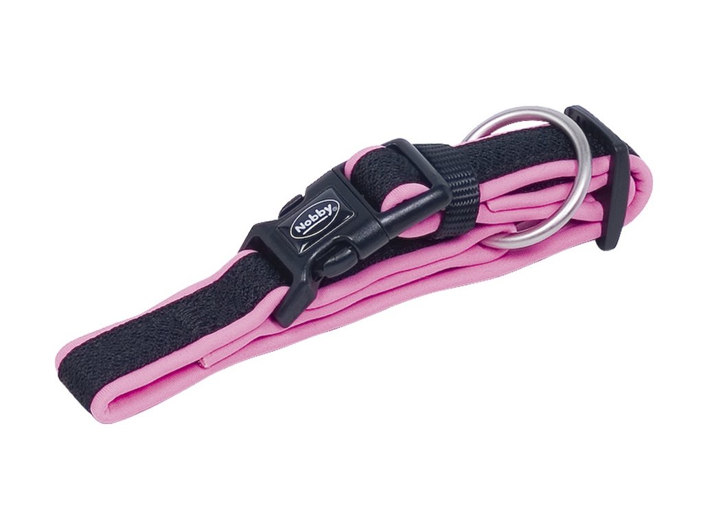 24750 1 nobby mesh preno obojek neopren ruzovy l xl 50 65cm z kategorie chovatelske potreby a krmiva pro psy obojky voditka a postroje pro psy obojky pro psy
