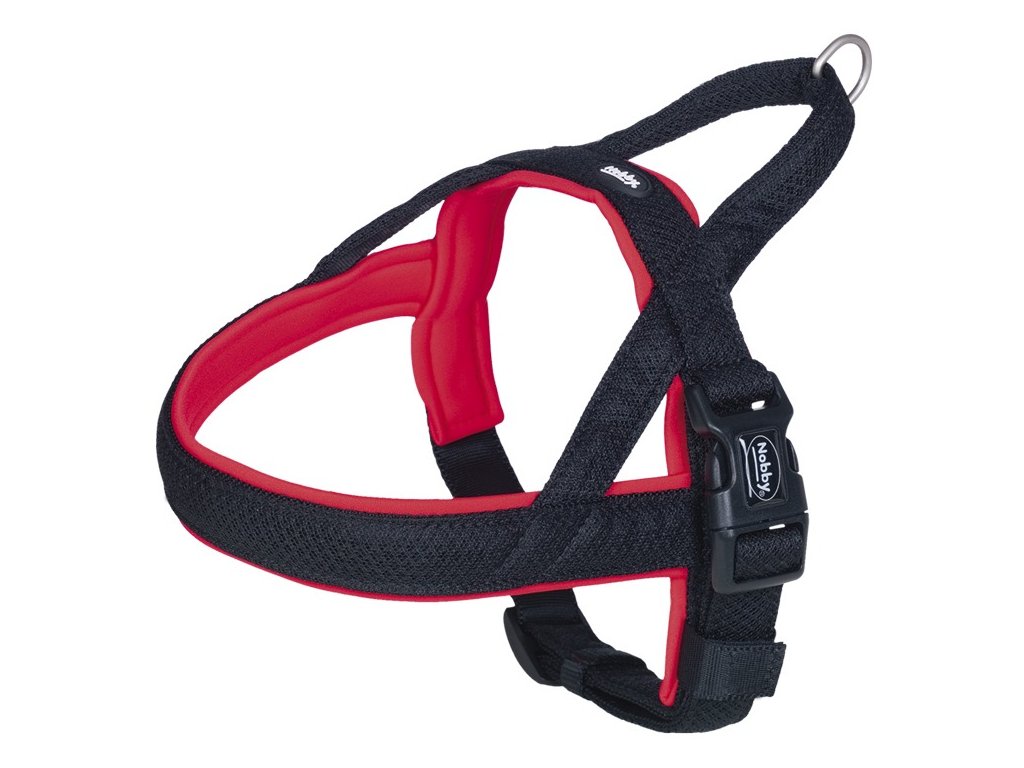 24894 1 nobby mesh preno norsky postroj m l cerveny z kategorie chovatelske potreby a krmiva pro psy obojky voditka a postroje pro psy postroje pro psy