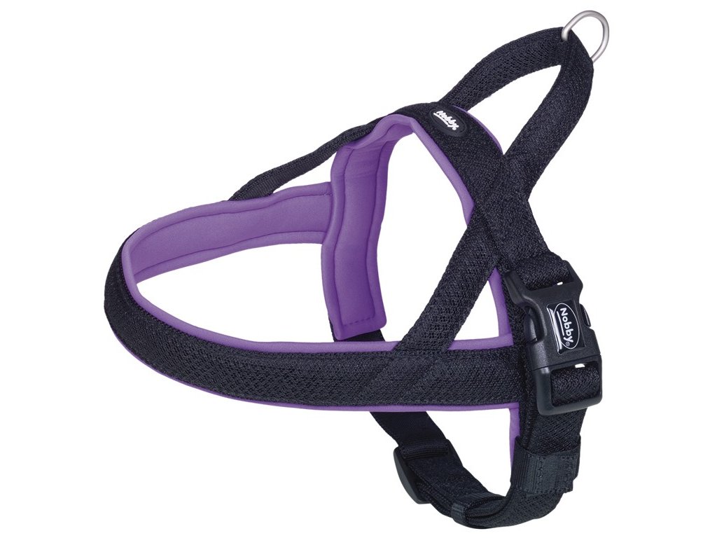 24978 1 nobby mesh preno norsky postroj xl fialovy z kategorie chovatelske potreby a krmiva pro psy obojky voditka a postroje pro psy postroje pro psy