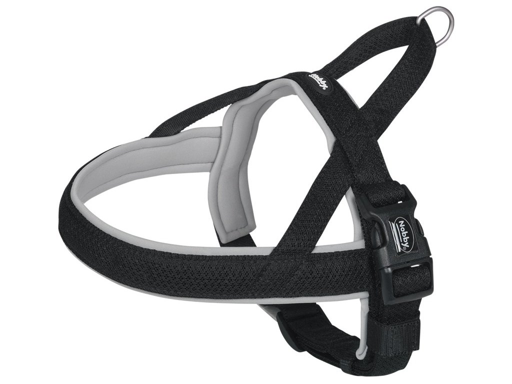 24993 1 nobby mesh preno norsky postroj xl sedy z kategorie chovatelske potreby a krmiva pro psy obojky voditka a postroje pro psy postroje pro psy