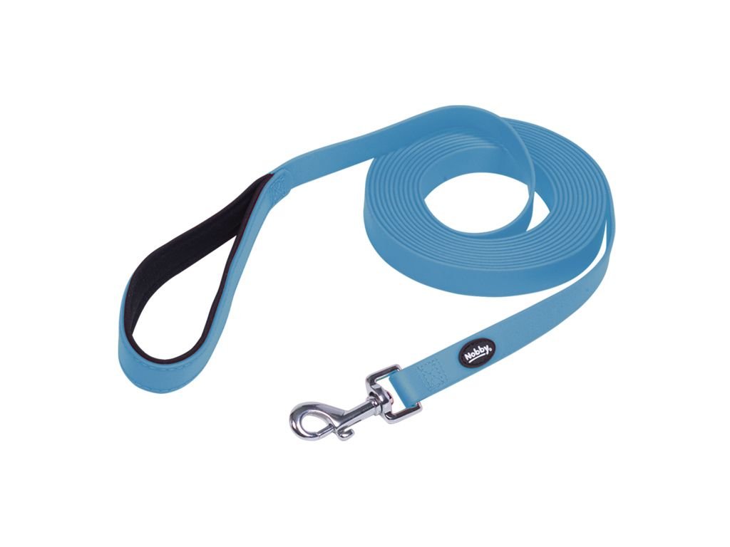 28578 1 nobby cover stopovaci voditko pvc modre s m 5m z kategorie chovatelske potreby a krmiva pro psy obojky voditka a postroje pro psy voditka pro psy stopovaci voditka pro psy