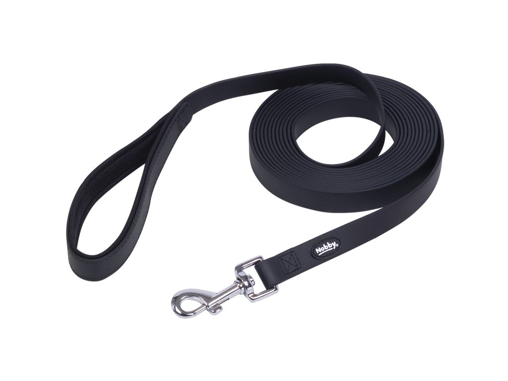 25158 1 nobby cover stopovaci voditko pvc cerne m l 10m z kategorie chovatelske potreby a krmiva pro psy obojky voditka a postroje pro psy voditka pro psy stopovaci voditka pro psy