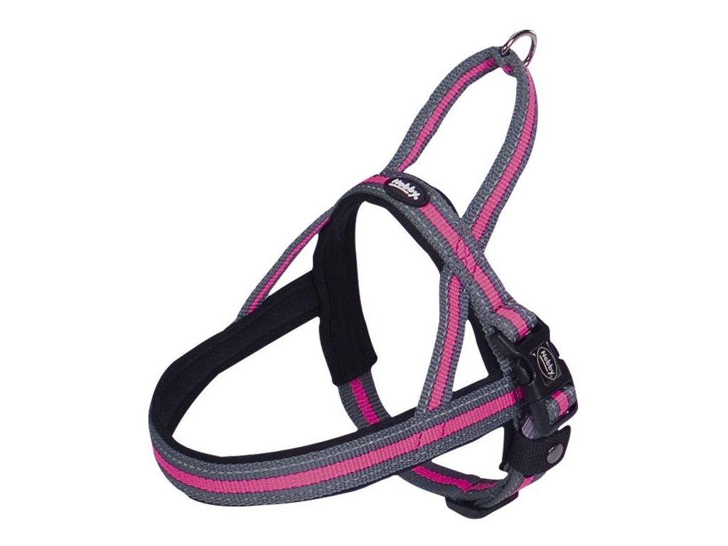 28725 1 nobby variado norsky reflexni postroj l xl ruzovy z kategorie chovatelske potreby a krmiva pro psy obojky voditka a postroje pro psy voditka pro psy klasicka voditka pro psy