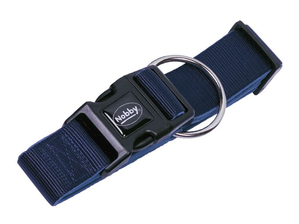 26070 1 nobby classic preno extra siroky obojek neopren tmave modra l xl 40 55cm z kategorie chovatelske potreby a krmiva pro psy obojky voditka a postroje pro psy obojky pro psy