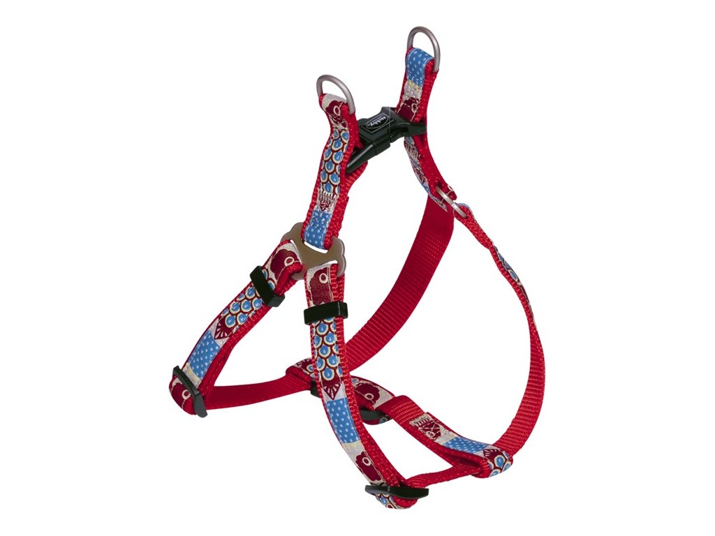 29901 1 nobby style one touch postroj cerveny nylon m 50 65cm z kategorie chovatelske potreby a krmiva pro psy obojky voditka a postroje pro psy postroje pro psy