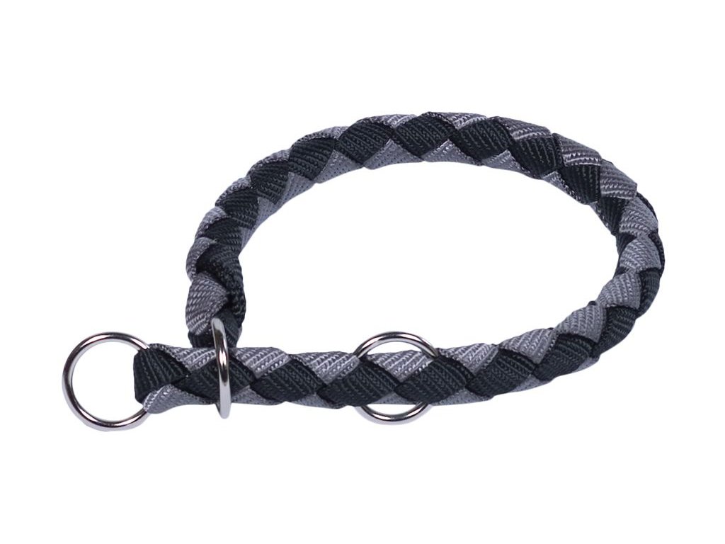 21321 1 nobby corda polostahovaci kulaty obojek m l cerna z kategorie chovatelske potreby a krmiva pro psy obojky voditka a postroje pro psy obojky pro psy
