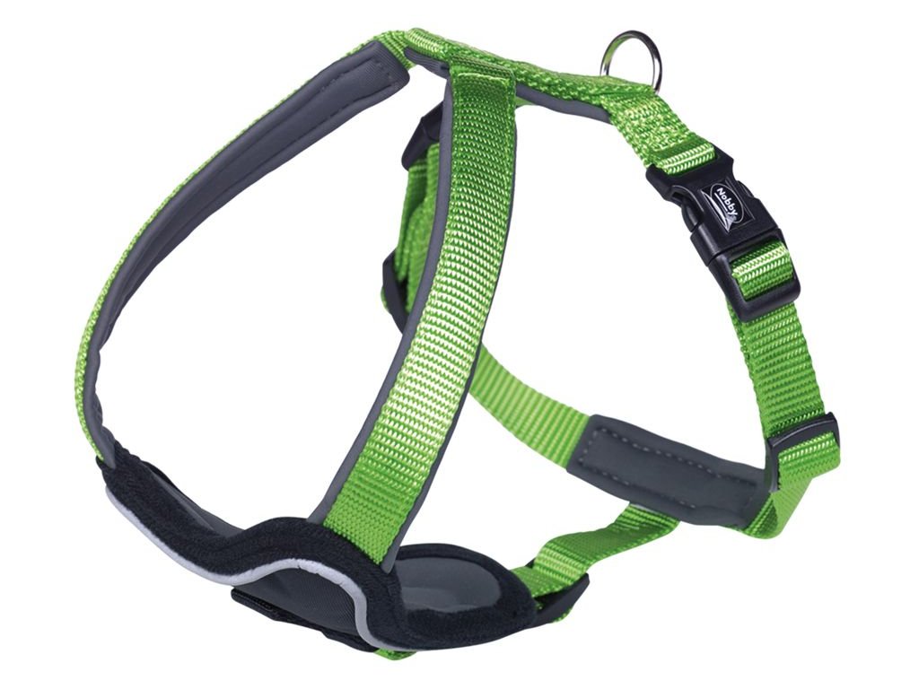 16725 1 nobby classic preno hrudni postroj s m zelena z kategorie chovatelske potreby a krmiva pro psy obojky voditka a postroje pro psy postroje pro psy