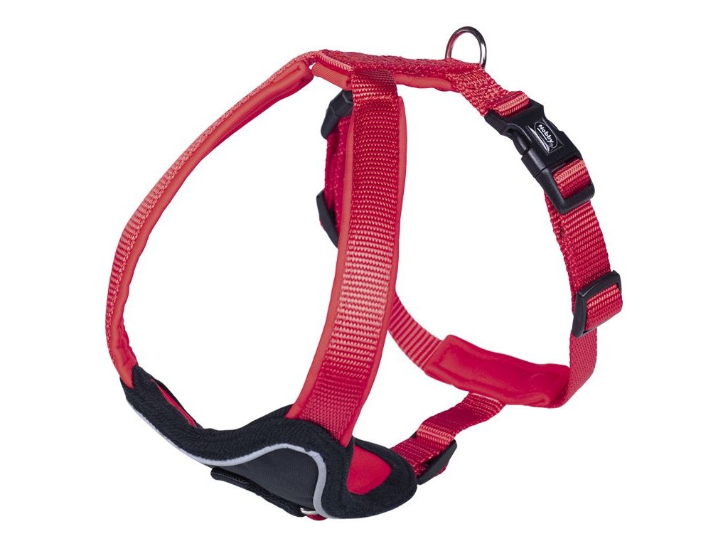 8871 1 nobby classic preno hrudni postroj m cervena z kategorie chovatelske potreby a krmiva pro psy obojky voditka a postroje pro psy postroje pro psy