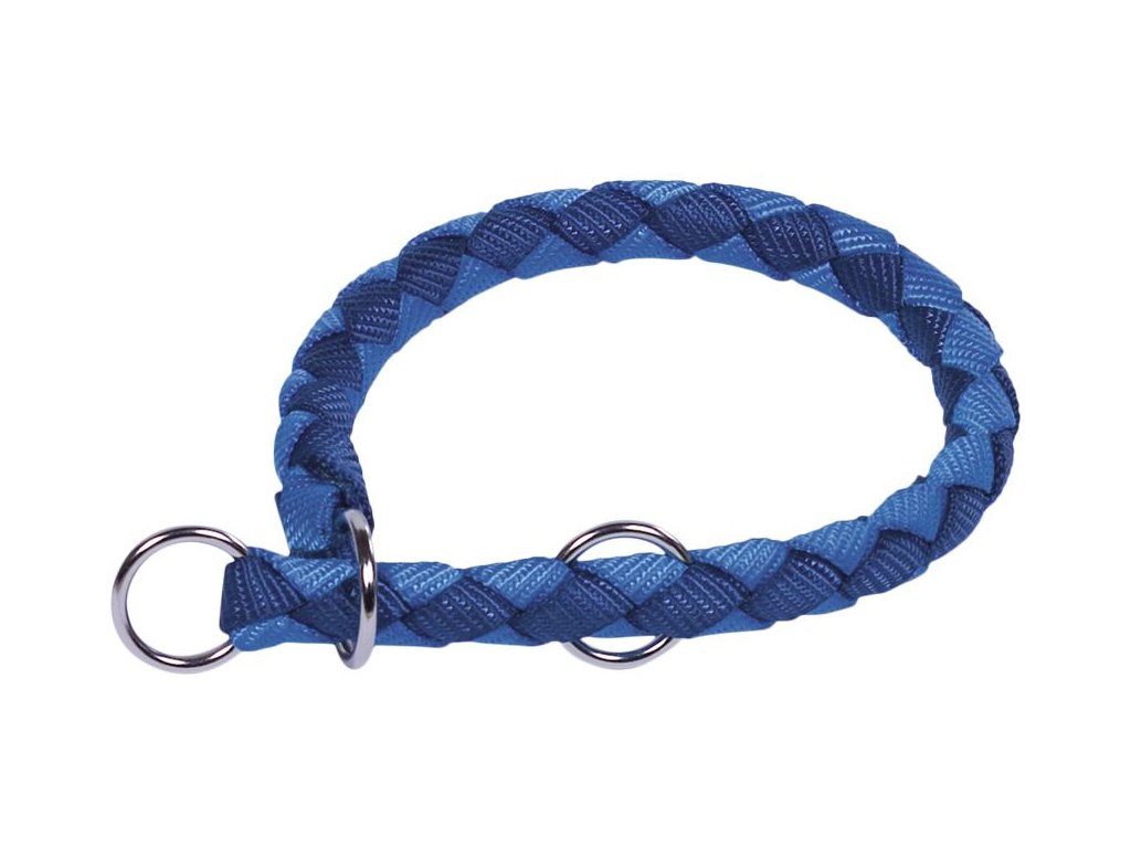 21330 1 nobby corda polostahovaci kulaty obojek s modra z kategorie chovatelske potreby a krmiva pro psy obojky voditka a postroje pro psy obojky pro psy