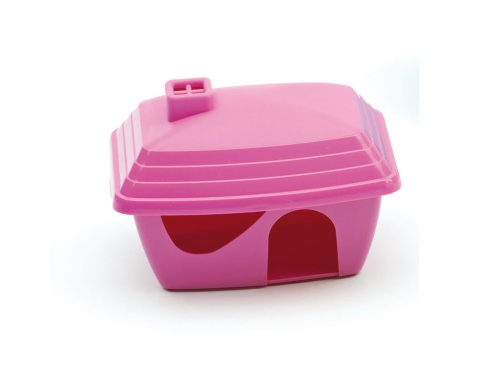 2772 2 savic casita domecek plastovy 15 5x12x11 cm z kategorie chovatelske potreby a krmiva pro hlodavce a mala zvirata domecky odpocivadla