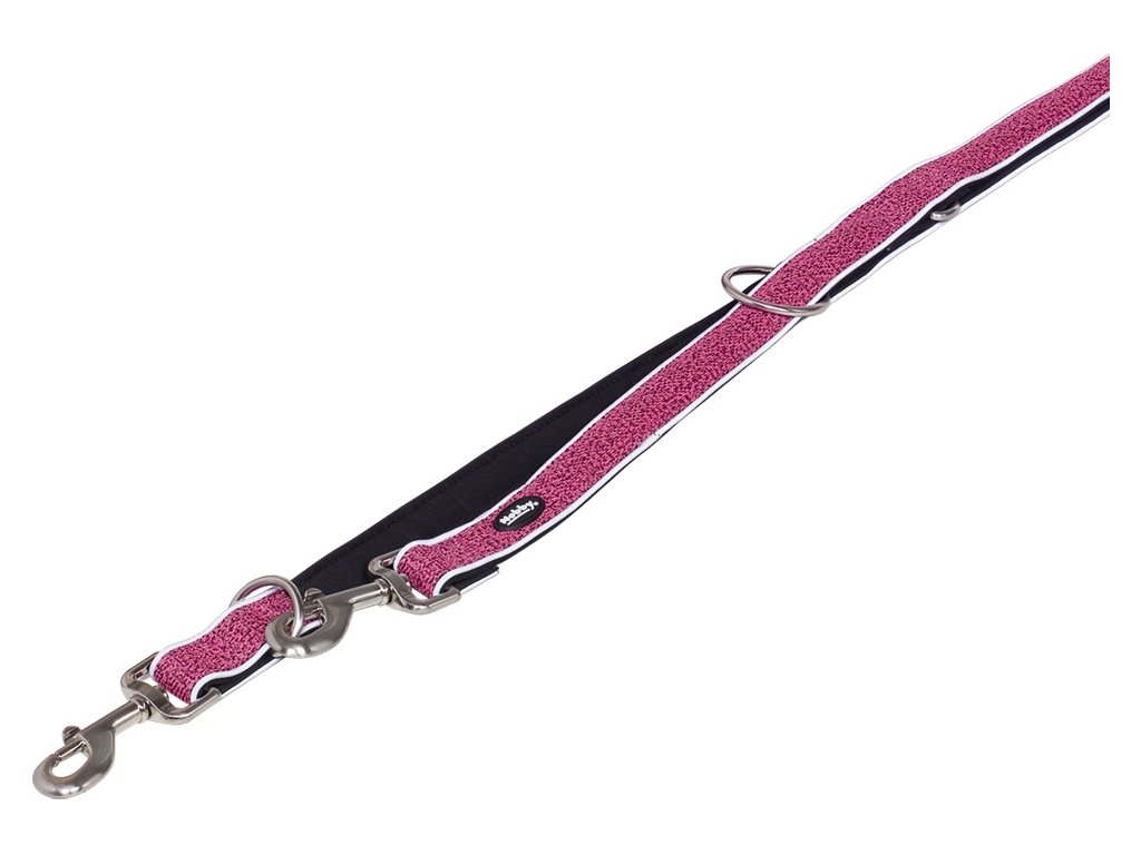 15279 1 nobby cayo voditko nylon neopren ruzova xs s 200cm z kategorie chovatelske potreby a krmiva pro psy obojky voditka a postroje pro psy voditka pro psy klasicka voditka pro psy