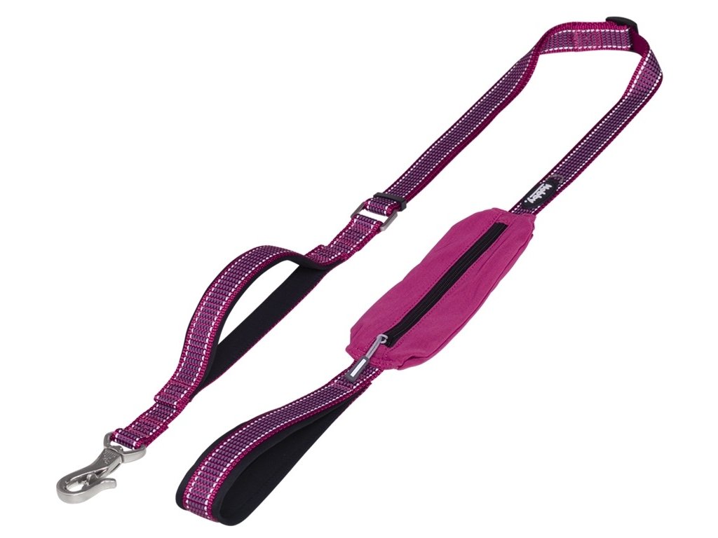 19446 1 nobby kalea voditko nylon reflexni malina m l 140 180cm 20 25mm z kategorie chovatelske potreby a krmiva pro psy obojky voditka a postroje pro psy voditka pro psy klasicka voditka pro psy