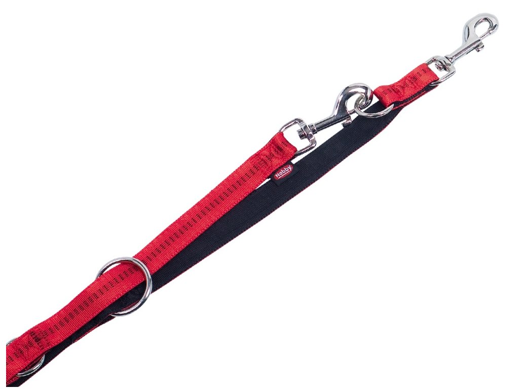 9897 1 nobby soft grip voditko 200cm 20mm cervena z kategorie chovatelske potreby a krmiva pro psy obojky voditka a postroje pro psy voditka pro psy klasicka voditka pro psy