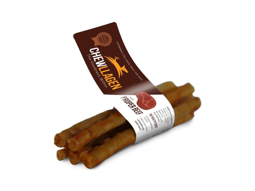 78030 1 chewllagen hovezi tycinky 12 cm 5 ks z kategorie chovatelske potreby a krmiva pro psy pamlsky pro psy susene vnitrnosti kosti pro psy