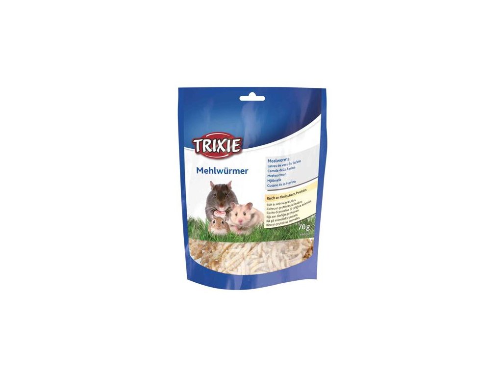 77283 2 trixie mealworms moucni cervi suseni 70g z kategorie chovatelske potreby a krmiva pro hlodavce a mala zvirata pamlsky pro hlodavce