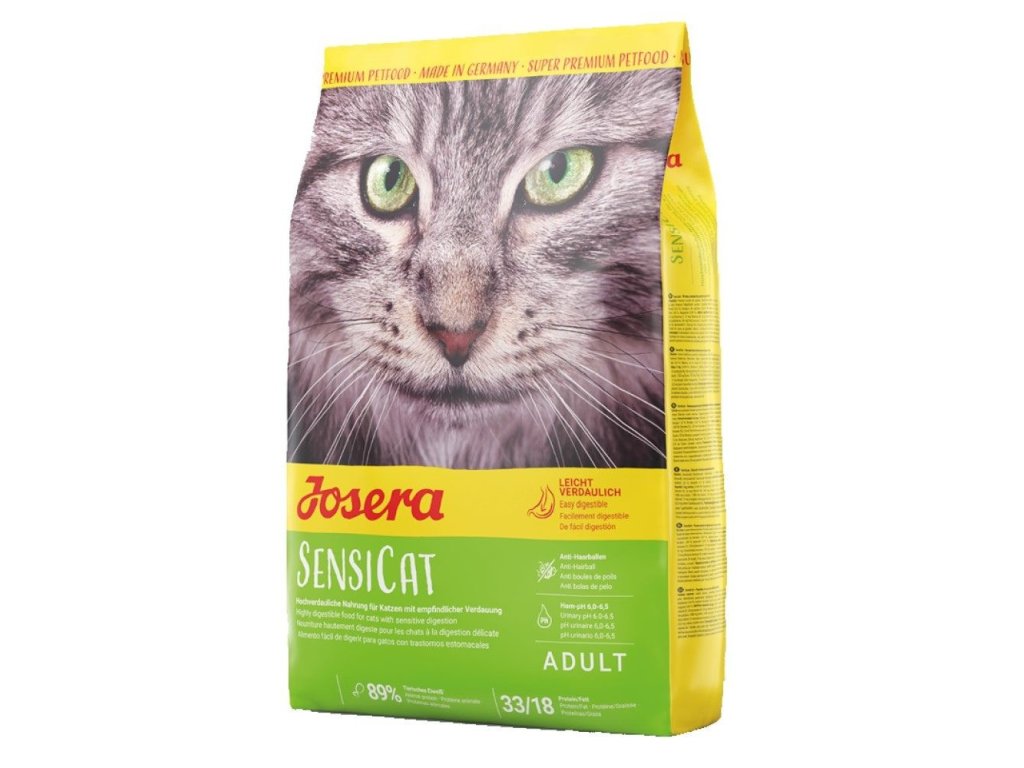 81510 3 josera sensi cat 2 kg z kategorie chovatelske potreby a krmiva pro kocky krmivo a pamlsky pro kocky granule pro kocky