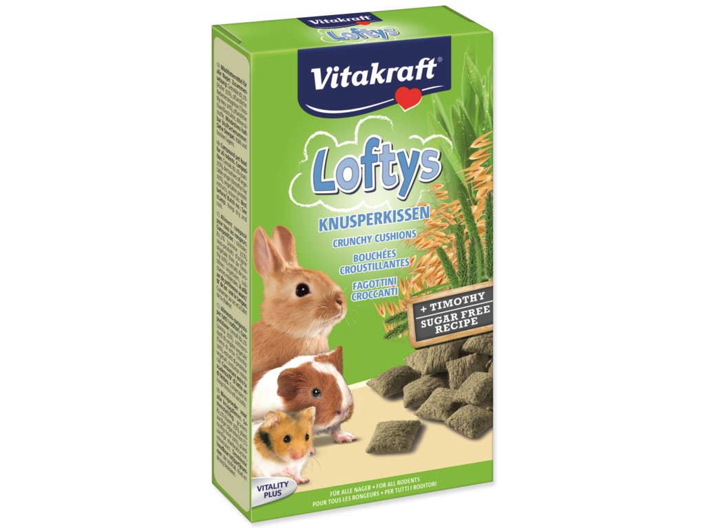 60557 1 vitakraft loftys 100 g z kategorie chovatelske potreby a krmiva pro hlodavce a mala zvirata pamlsky pro hlodavce