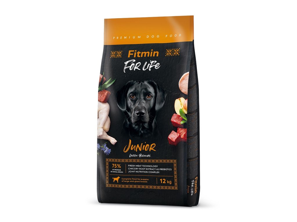 53364 2 fitmin dog for life junior large 12 kg z kategorie chovatelske potreby a krmiva pro psy krmiva pro psy granule pro psy
