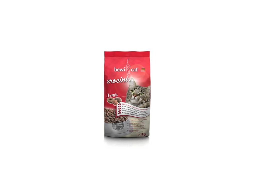 80766 1 bewi cat crocinis 3 mix 5 kg z kategorie chovatelske potreby a krmiva pro kocky krmivo a pamlsky pro kocky granule pro kocky