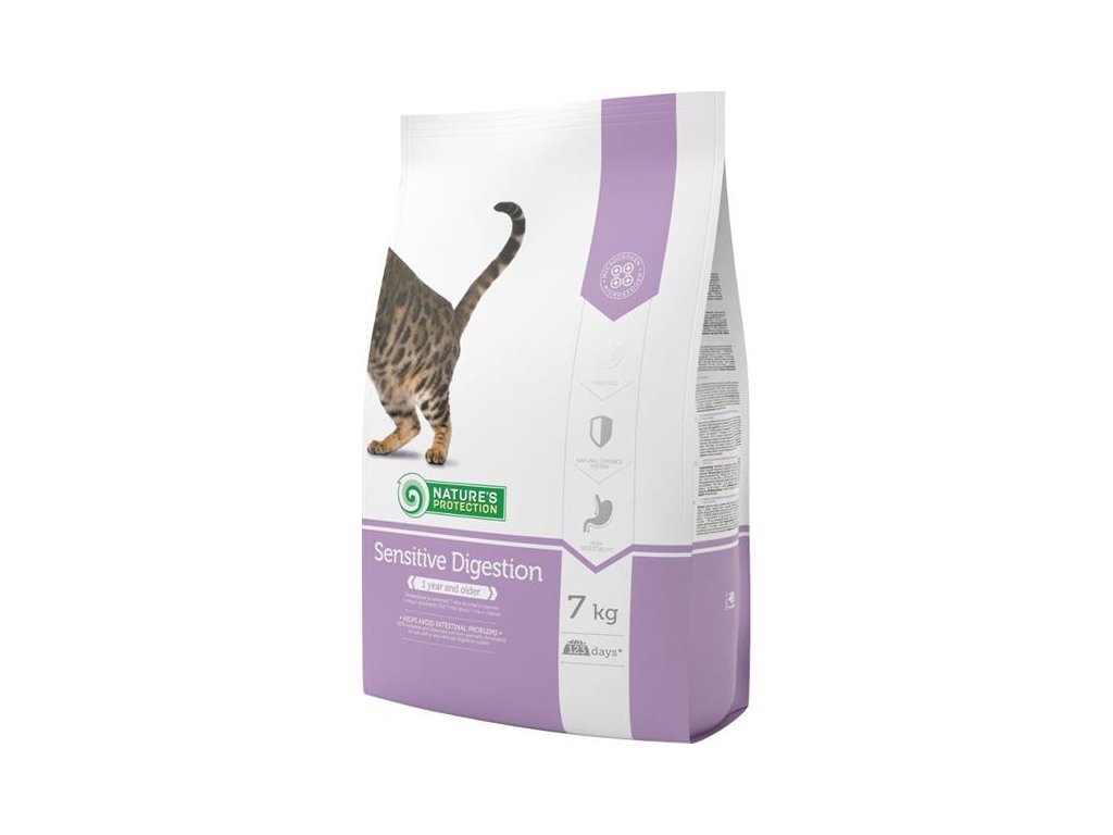 55923 1 nature s protection cat dry sensitive digestion 7 kg z kategorie chovatelske potreby a krmiva pro kocky krmivo a pamlsky pro kocky granule pro kocky