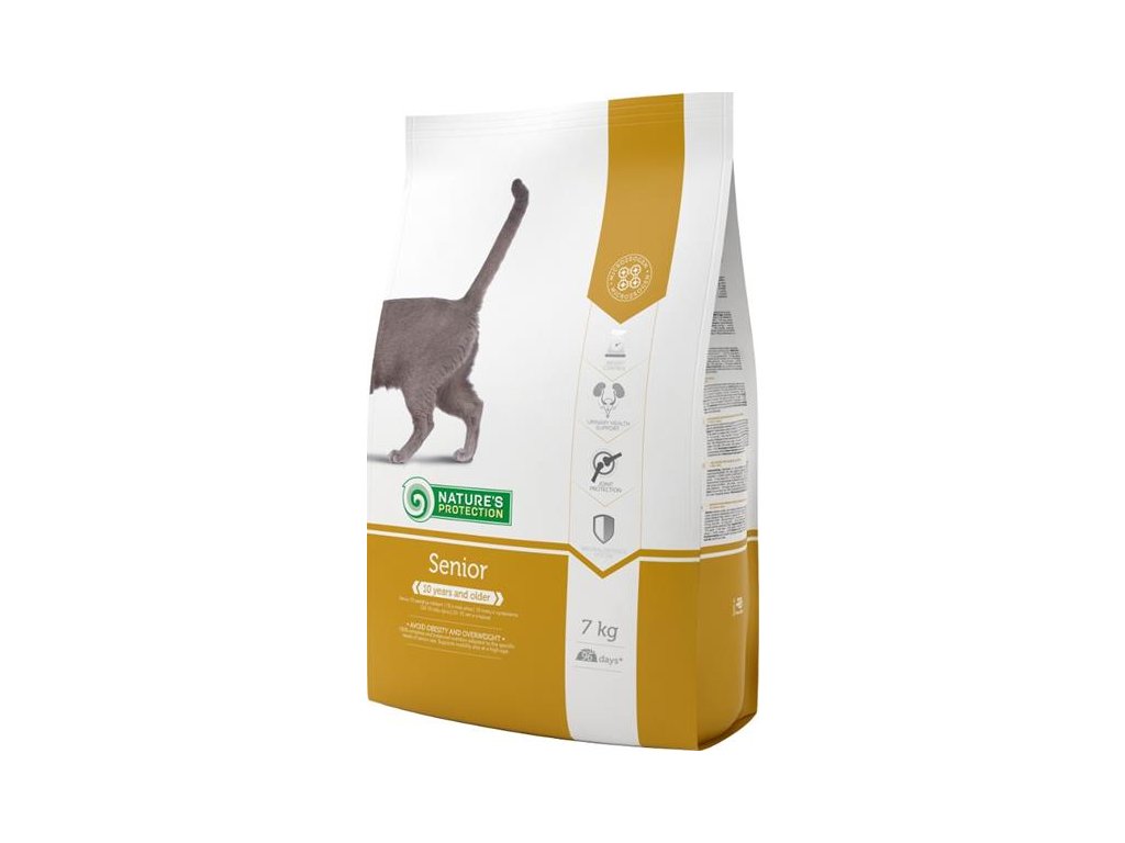 55956 1 nature s protection cat dry senior 7 kg z kategorie chovatelske potreby a krmiva pro kocky krmivo a pamlsky pro kocky granule pro kocky