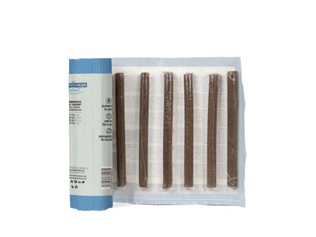 78960 1 serrano dog sticks salmon tuna tycinka 12g 16ks z kategorie chovatelske potreby a krmiva pro psy pamlsky pro psy tycinky salamky pro psy