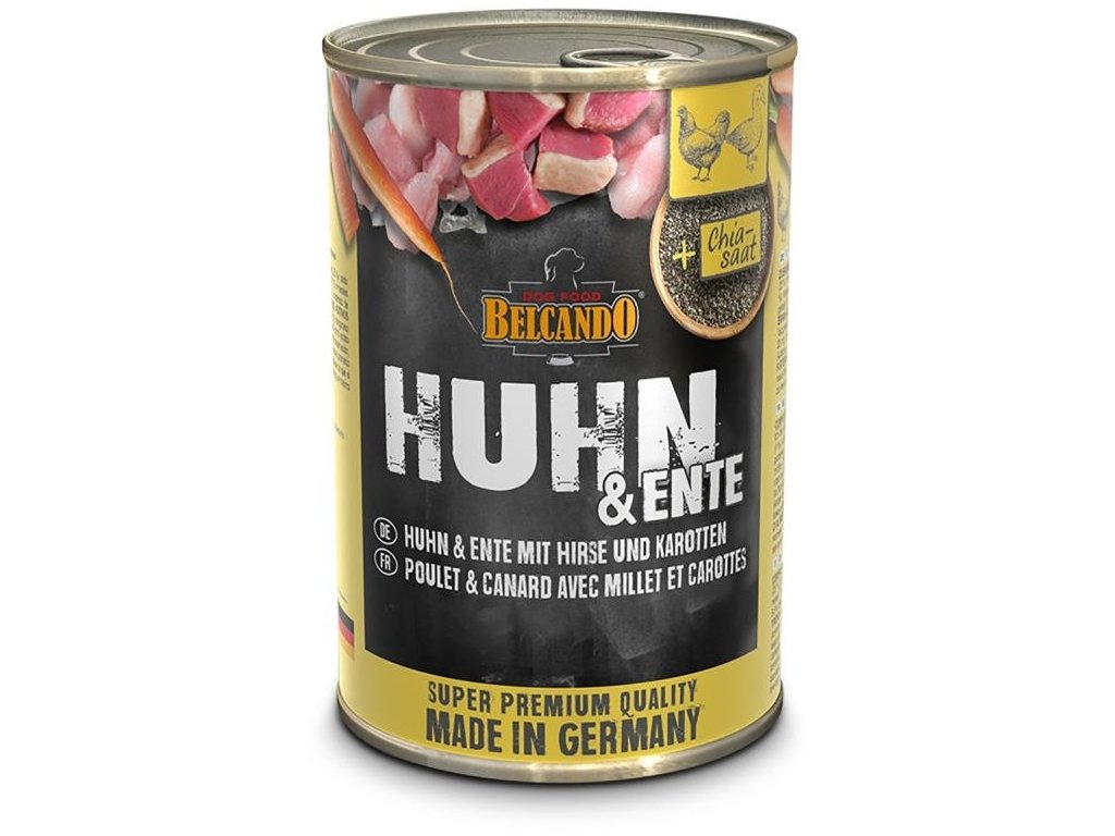 80013 1 belcando kure kachna s prosem mrkvi 400 g z kategorie chovatelske potreby a krmiva pro psy krmiva pro psy konzervy pro psy