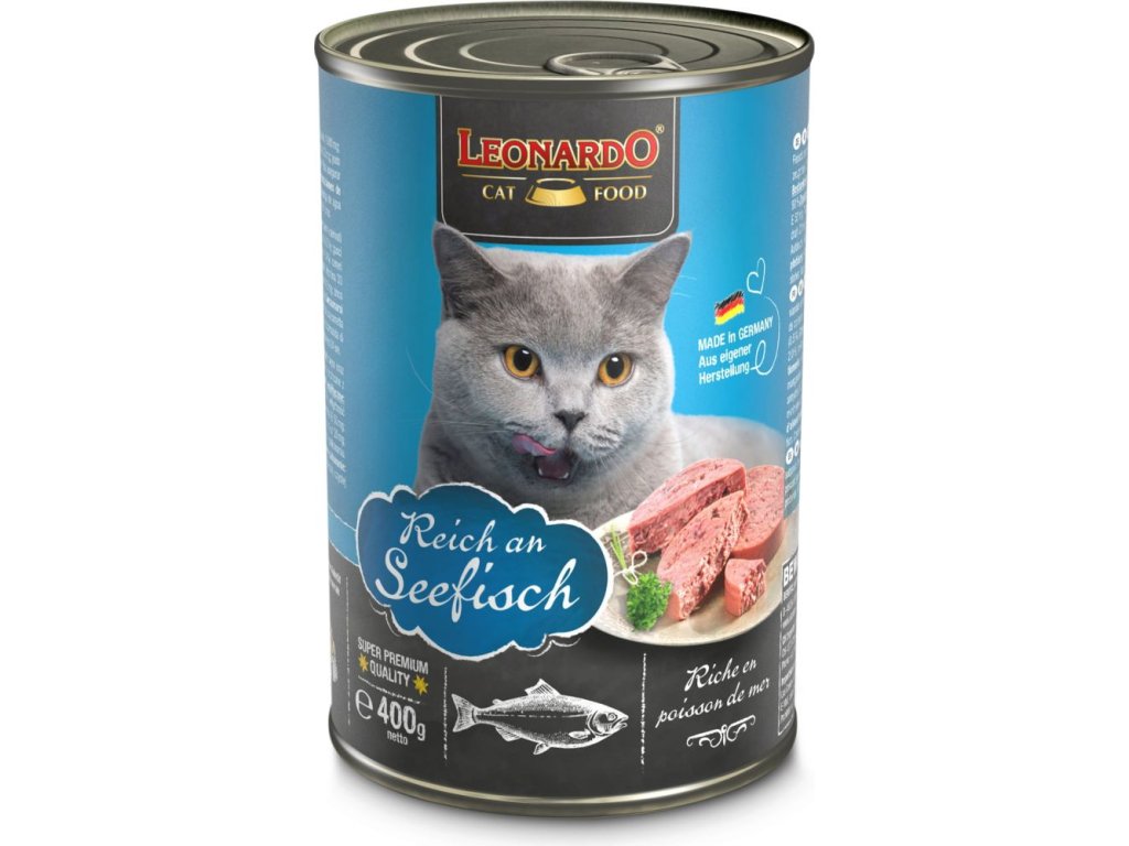 80781 1 leonardo bohate na morske ryby 400g z kategorie chovatelske potreby a krmiva pro kocky krmivo a pamlsky pro kocky konzervy pro kocky