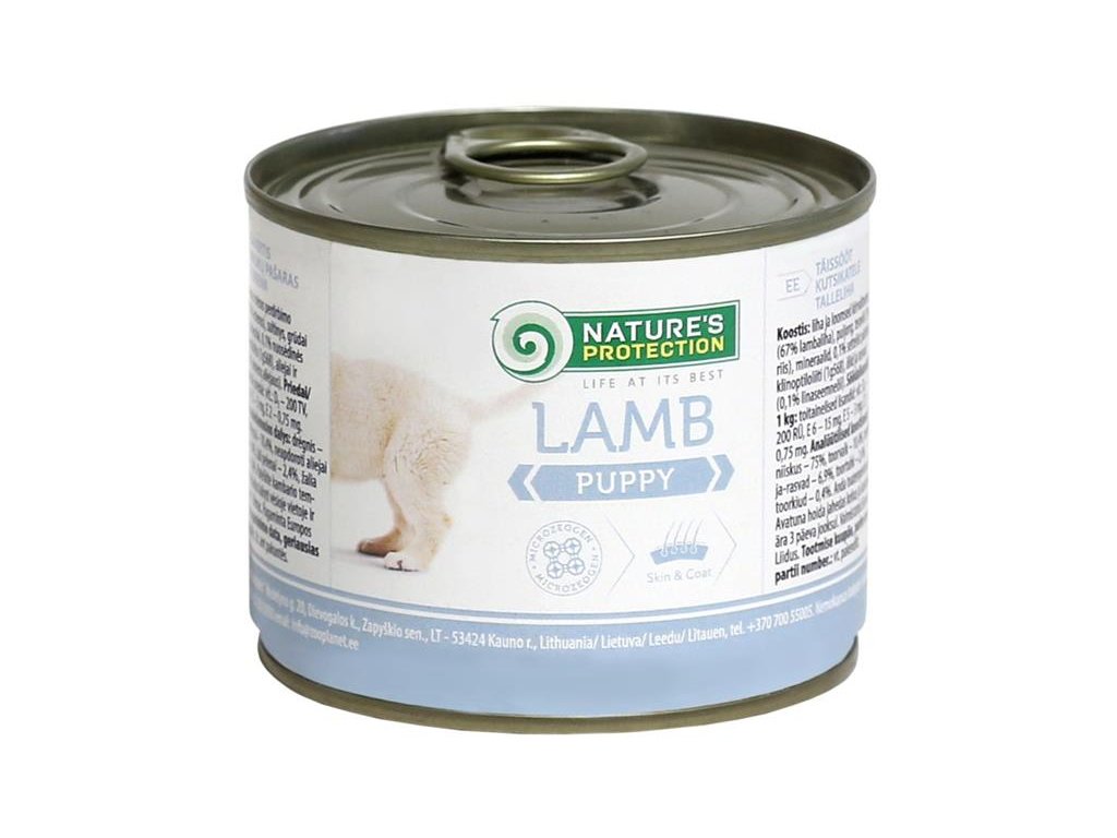 55926 1 nature s protection dog puppy jehne konzerva 200g z kategorie chovatelske potreby a krmiva pro psy krmiva pro psy konzervy pro psy
