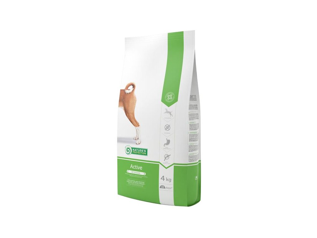56055 1 nature s protection dog dry active 4 kg z kategorie chovatelske potreby a krmiva pro psy krmiva pro psy granule pro psy