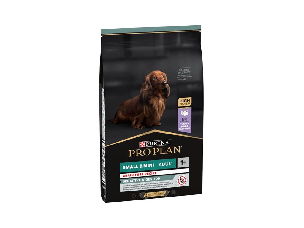 88458 pro plan dog adult small mini grain free sensitive digestion kruta 7 kg z kategorie chovatelske potreby a krmiva pro psy krmiva pro psy granule pro psy