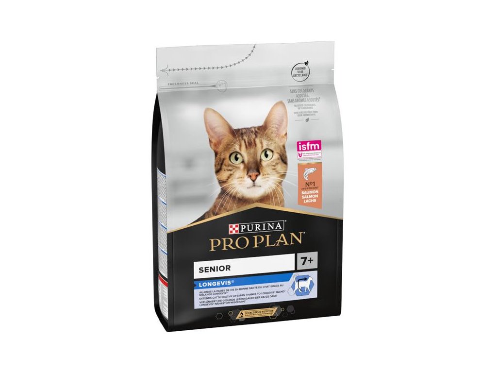 82530 1 pro plan cat senior longevis losos 3 kg z kategorie chovatelske potreby a krmiva pro kocky krmivo a pamlsky pro kocky granule pro kocky