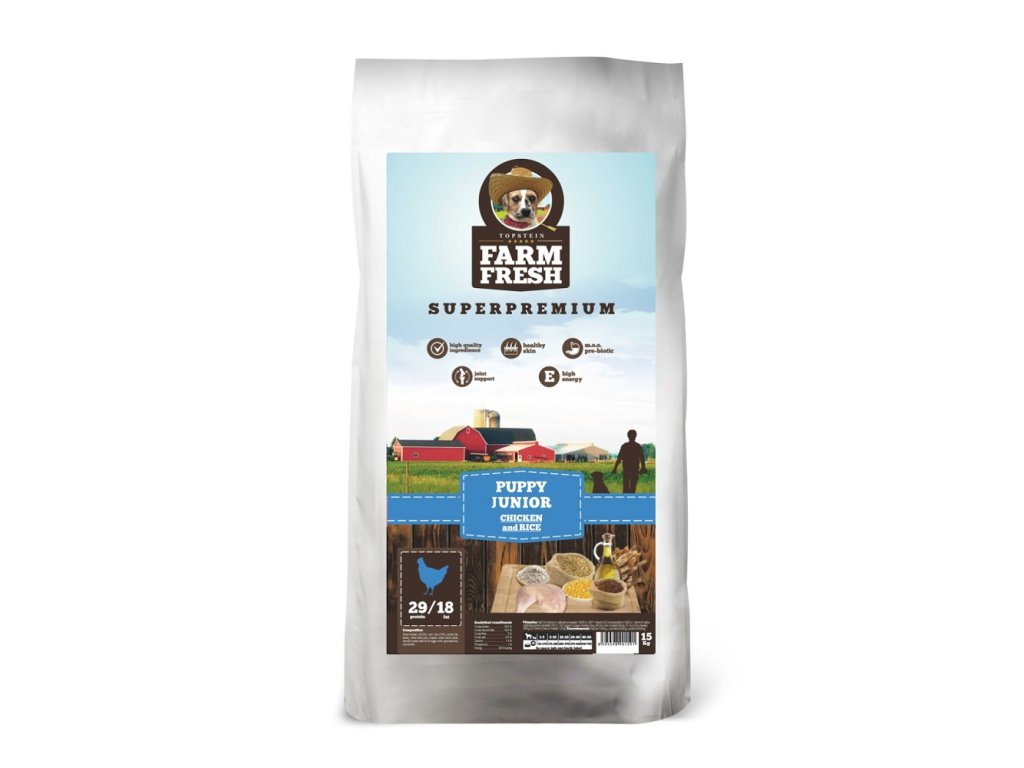 82875 1 farm fresh puppy junior 2 kg z kategorie chovatelske potreby a krmiva pro psy krmiva pro psy granule pro psy