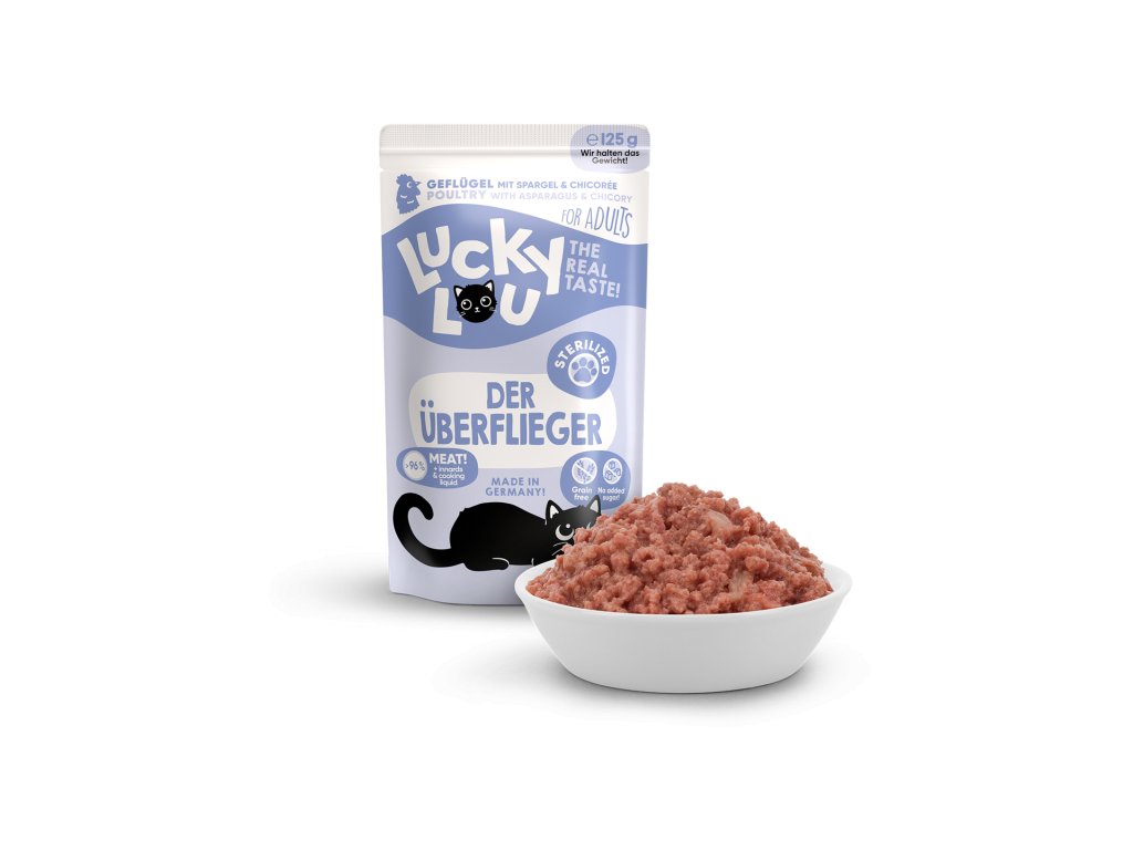 87660 lucky lou lifestage sterilized s drubezim masem 125g