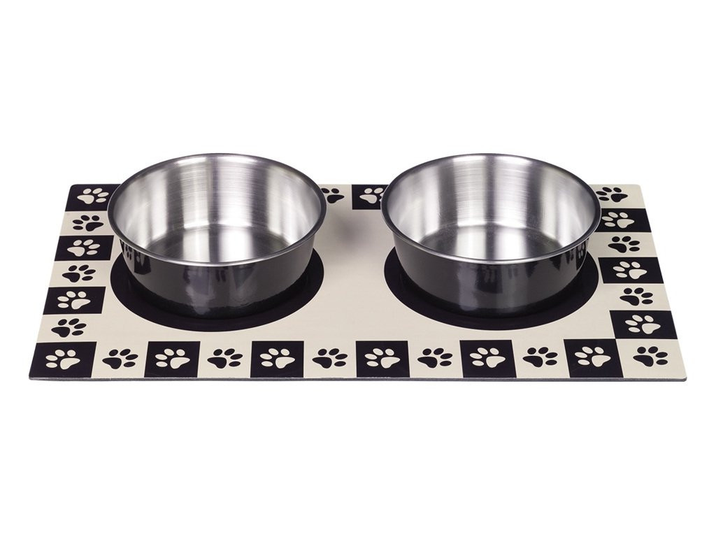 29703 1 nobby magneticka podlozka cerna 2 misky 920ml z kategorie chovatelske potreby a krmiva pro psy misky a davkovace pro psy prostirani pod psi misky