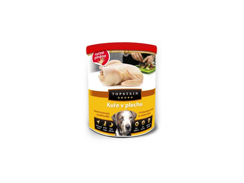 83277 1 topstein kure v plechu 800 g z kategorie chovatelske potreby a krmiva pro psy krmiva pro psy konzervy pro psy
