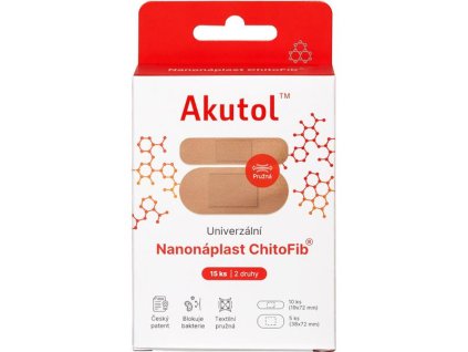 101749 akutol nanonaplast chitofib univerzalni baleni 15 ks