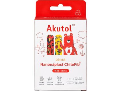 101755 akutol nanonaplast chitofib detske 15 ks