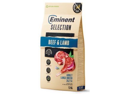 111980 eminent selection adult large breed beef lamb 12kg