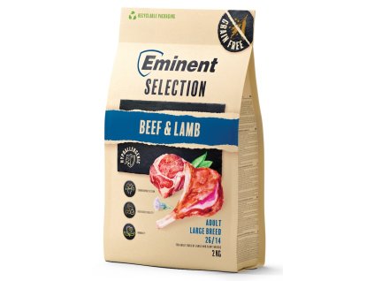111983 eminent selection adult larg breed beef lamb 2 kg