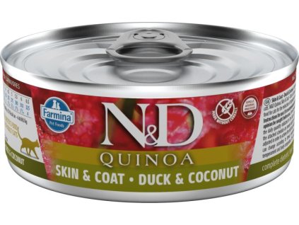 16650 1 n d cat quinoa duck coconut 80g