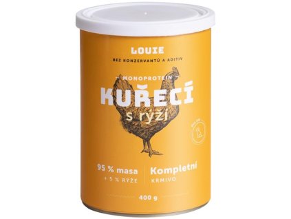 92101 louie konz pro psy kureci s ryzi 400g
