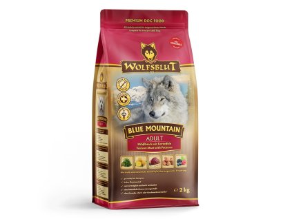102142 wolfsblut dog adult blue mountain 2kg