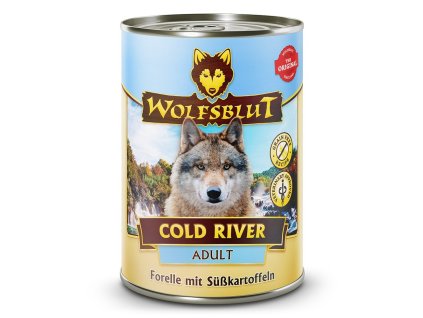 102196 konzerva wolfsblut dog adult cold river 395g