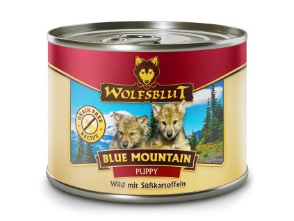 102205 konzerva wolfsblut dog puppy blue mountain 200g