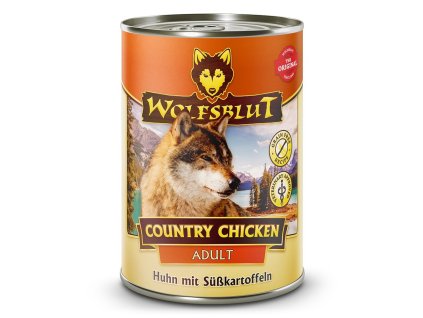 102223 wolfsblut dog adult country chicken konz 395g