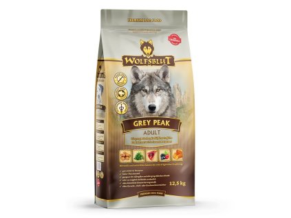 102280 wolfsblut dog adult grey peak 12 5kg