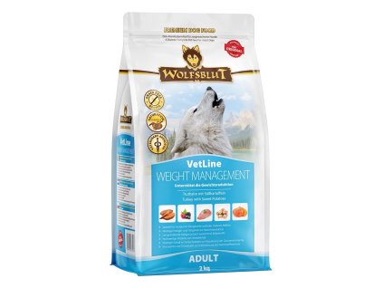 81060 wolfsblut dog vetline weight management 2kg