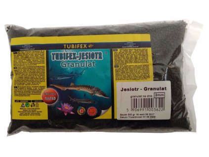 102883 tubifex krmivo pro jesetery 2 mm 0 5 kg